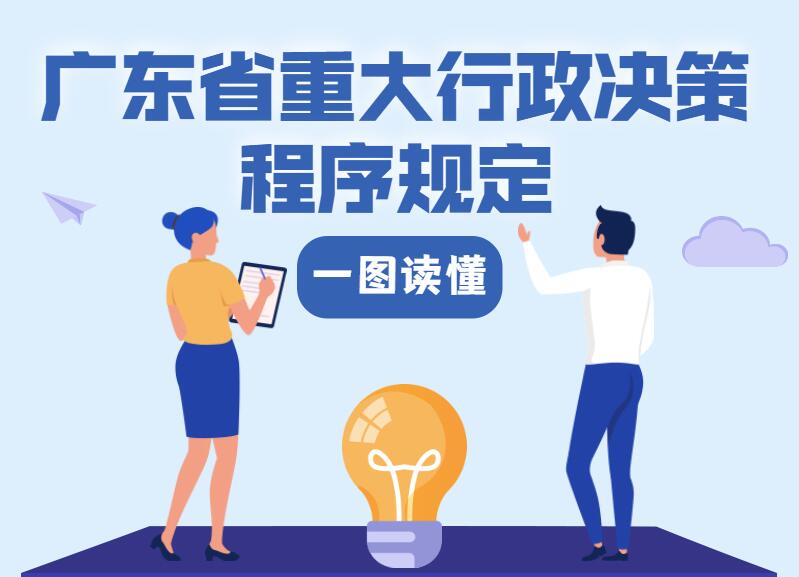 【圖解】一圖讀懂廣東省重大行政決策程序規(guī)定